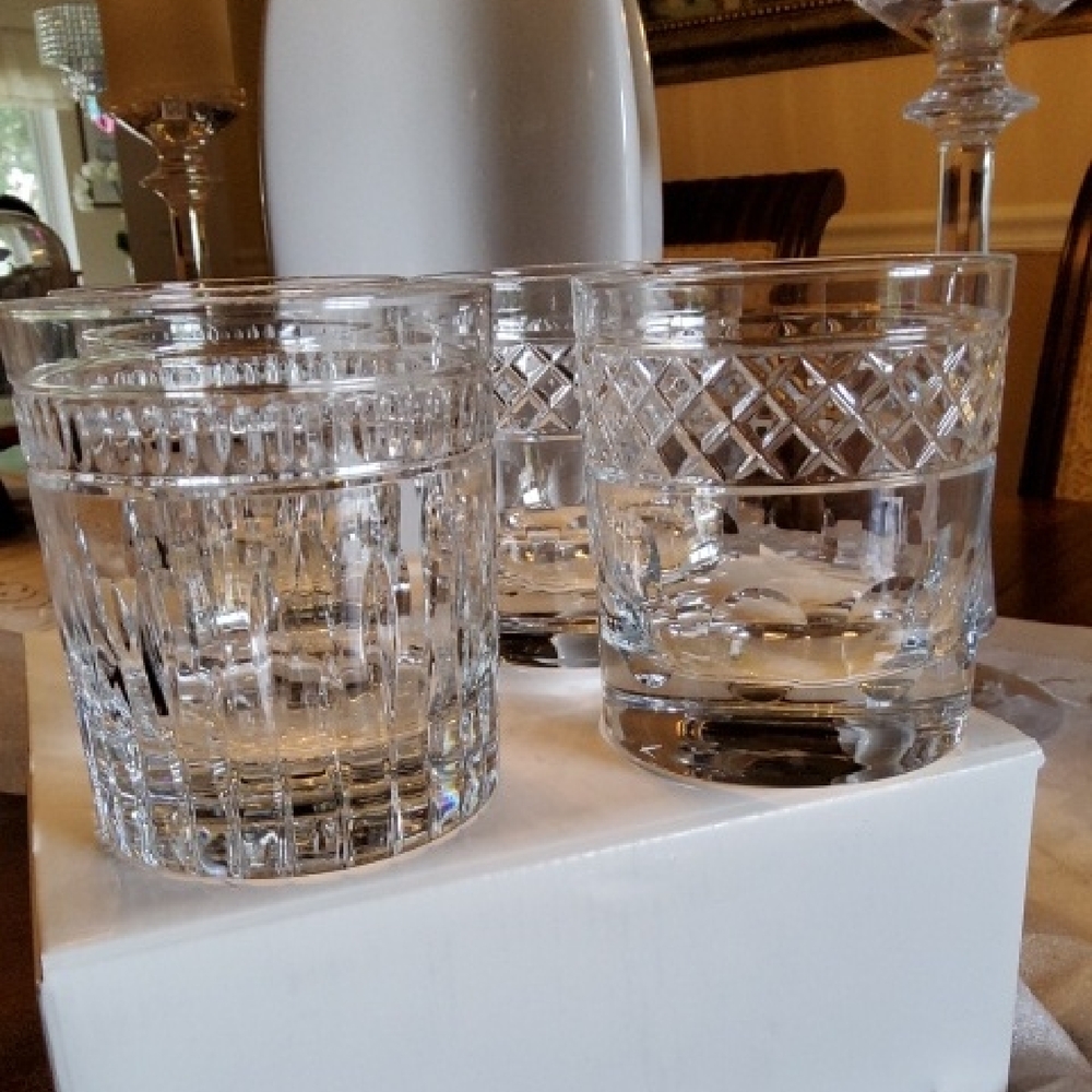 La Rochere Dandy Whiskey Glass Set Of 4.  2 sets available.